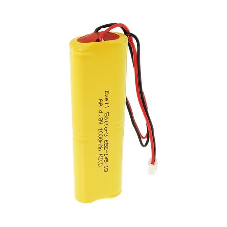 EXELL BATTERY Emergency Lighting Battery For Lithonia Exit Sign D-AA650BX4 Flat Pack EBE-145-18